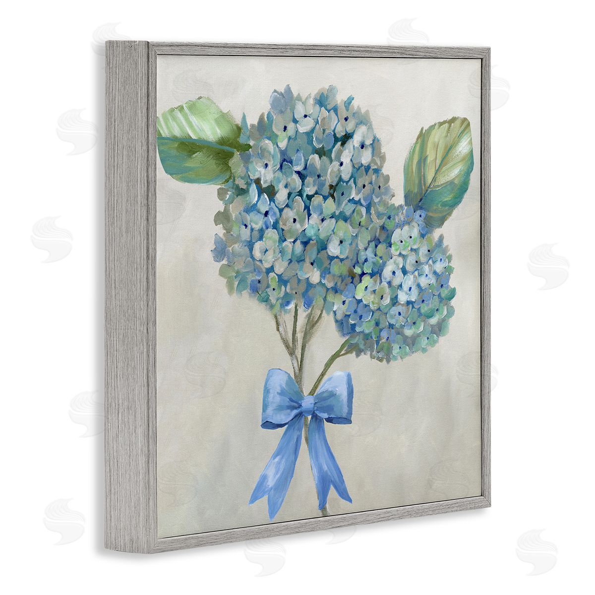 Nan Hydrangea Beauty & Bow Canvas Wall Art Print