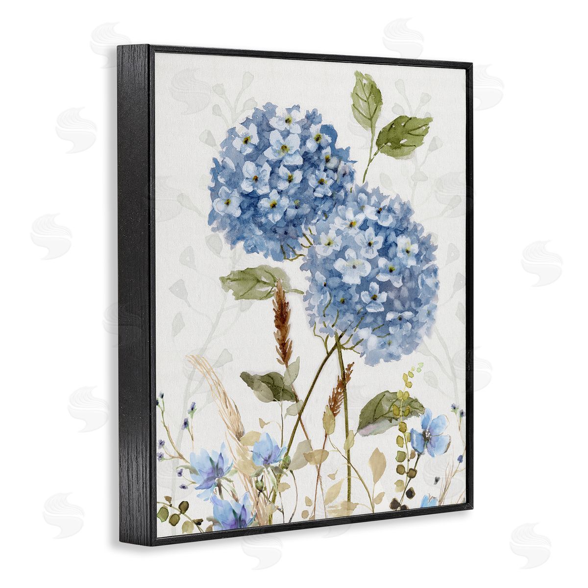 Nan Modern Hydrangea Allure Canvas Wall Art Print