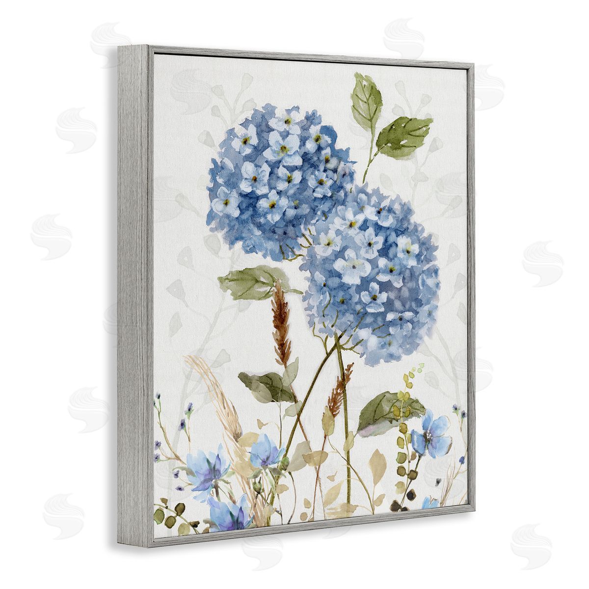Nan Modern Hydrangea Allure Canvas Wall Art Print