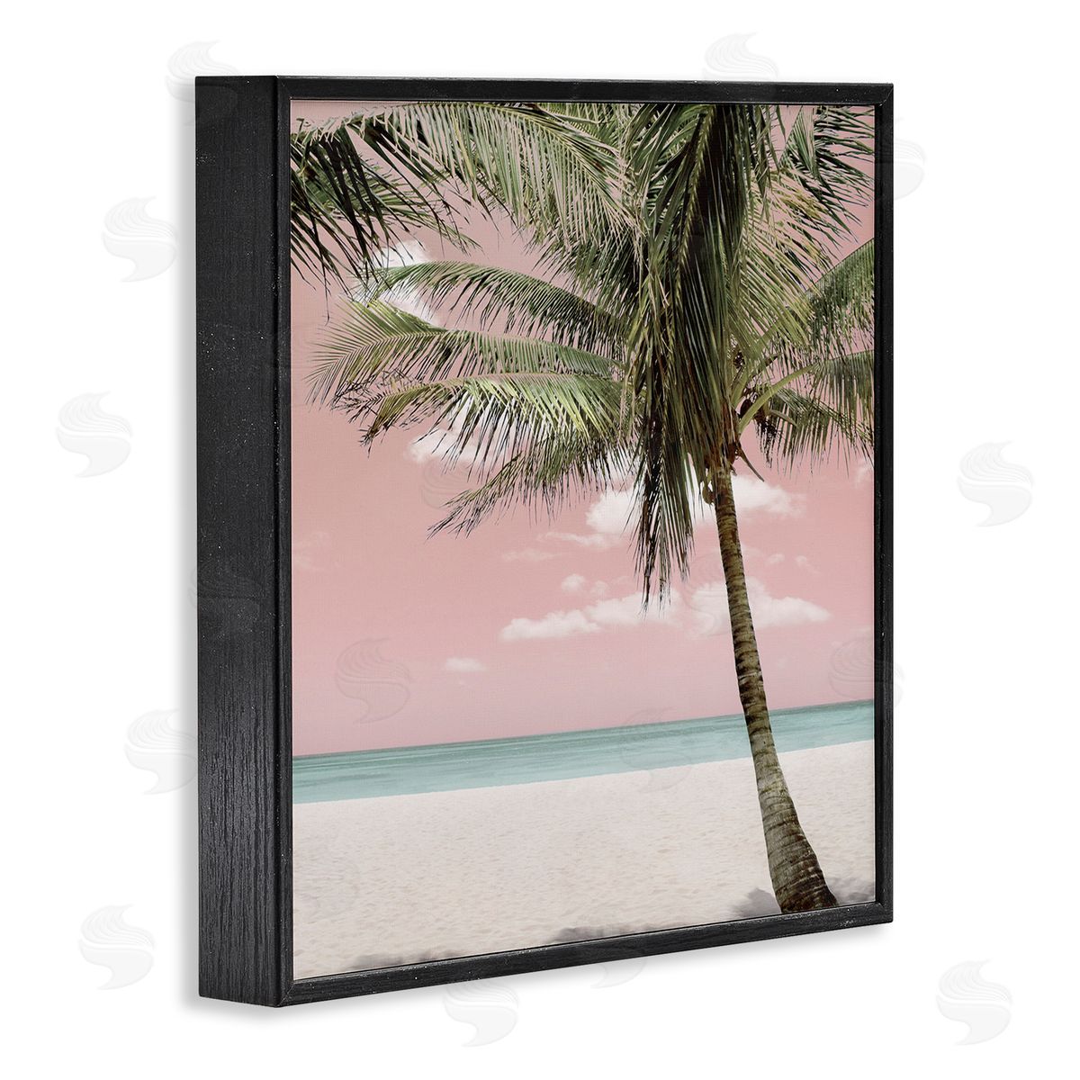 Natalie Carpentieri Quiet Escape Pink Coast Canvas Wall Art Print