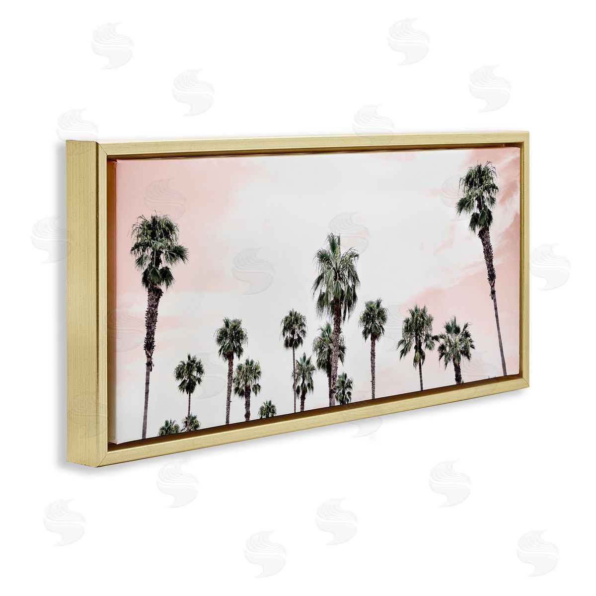 Natalie Carpentieri Laguna Beach Pink Palms Canvas Wall Art Print
