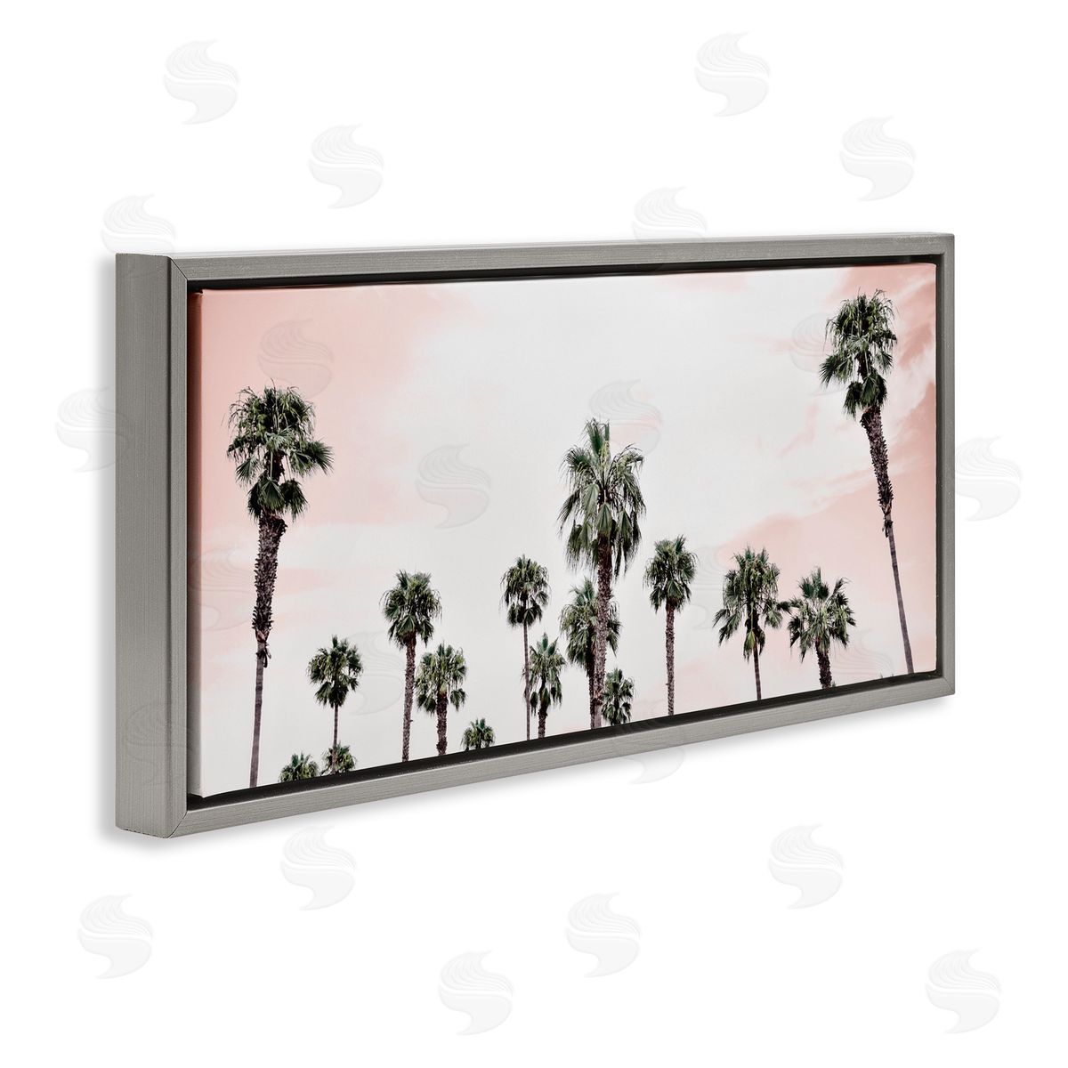 Natalie Carpentieri Laguna Beach Pink Palms Canvas Wall Art Print