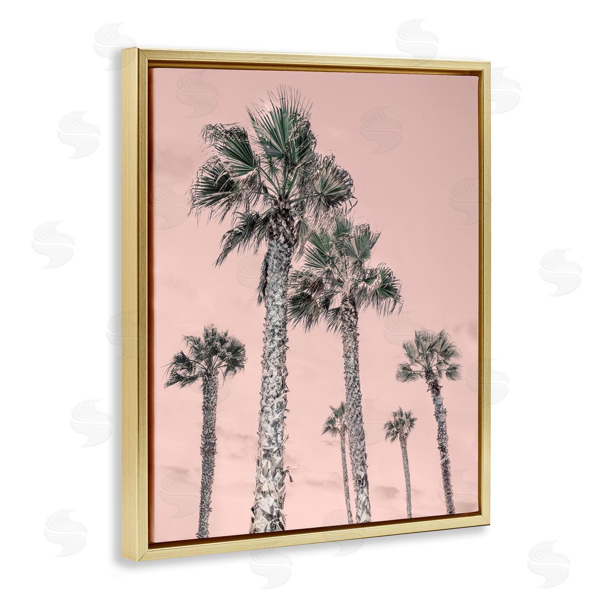 Natalie Carpentieri Palm Up Pink Sky Canvas Wall Art Print