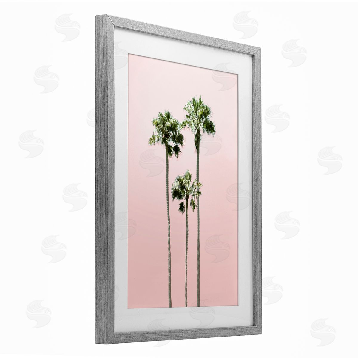 Natalie Carpentieri Palm Getaway Pink Sky Canvas Wall Art Print