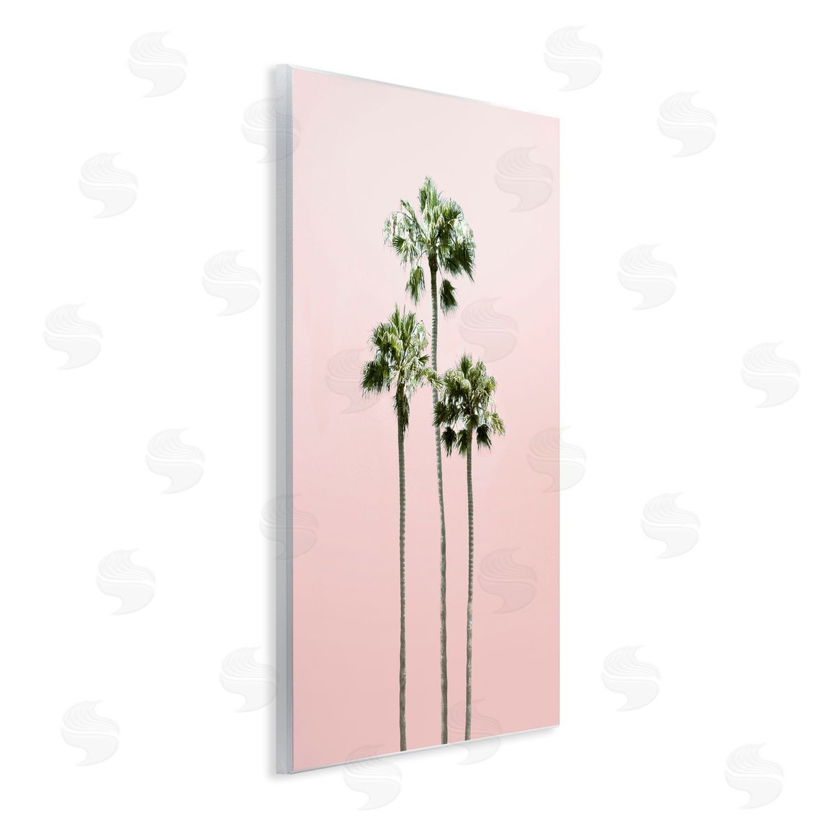 Natalie Carpentieri Palm Getaway over Pink Canvas Wall Art Print