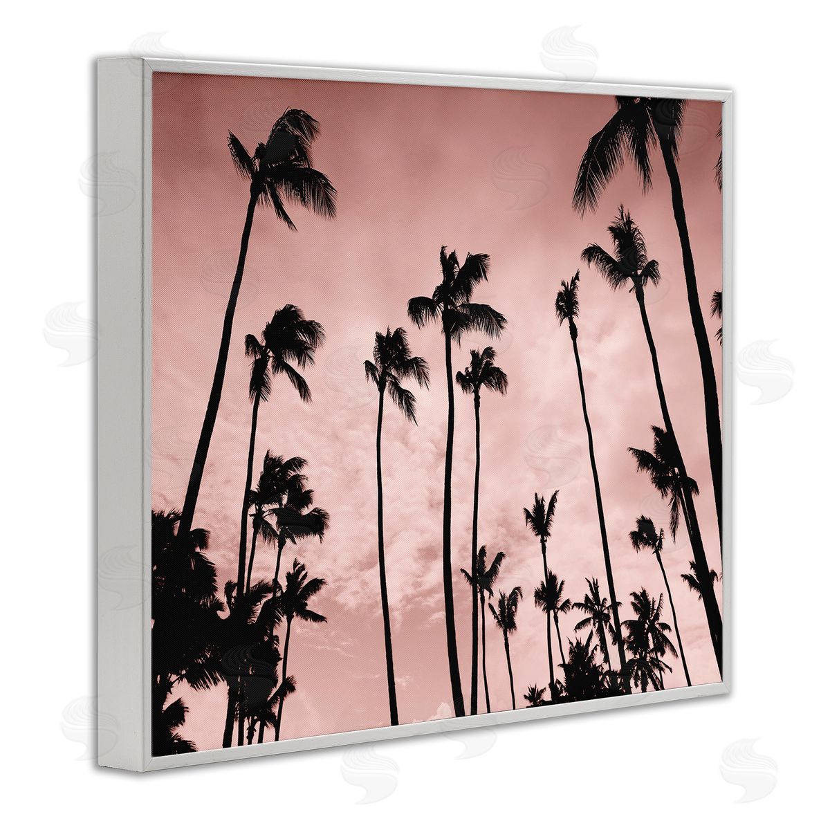 Natalie Carpentieri Evenings Edge Pink Palms Canvas Wall Art Print
