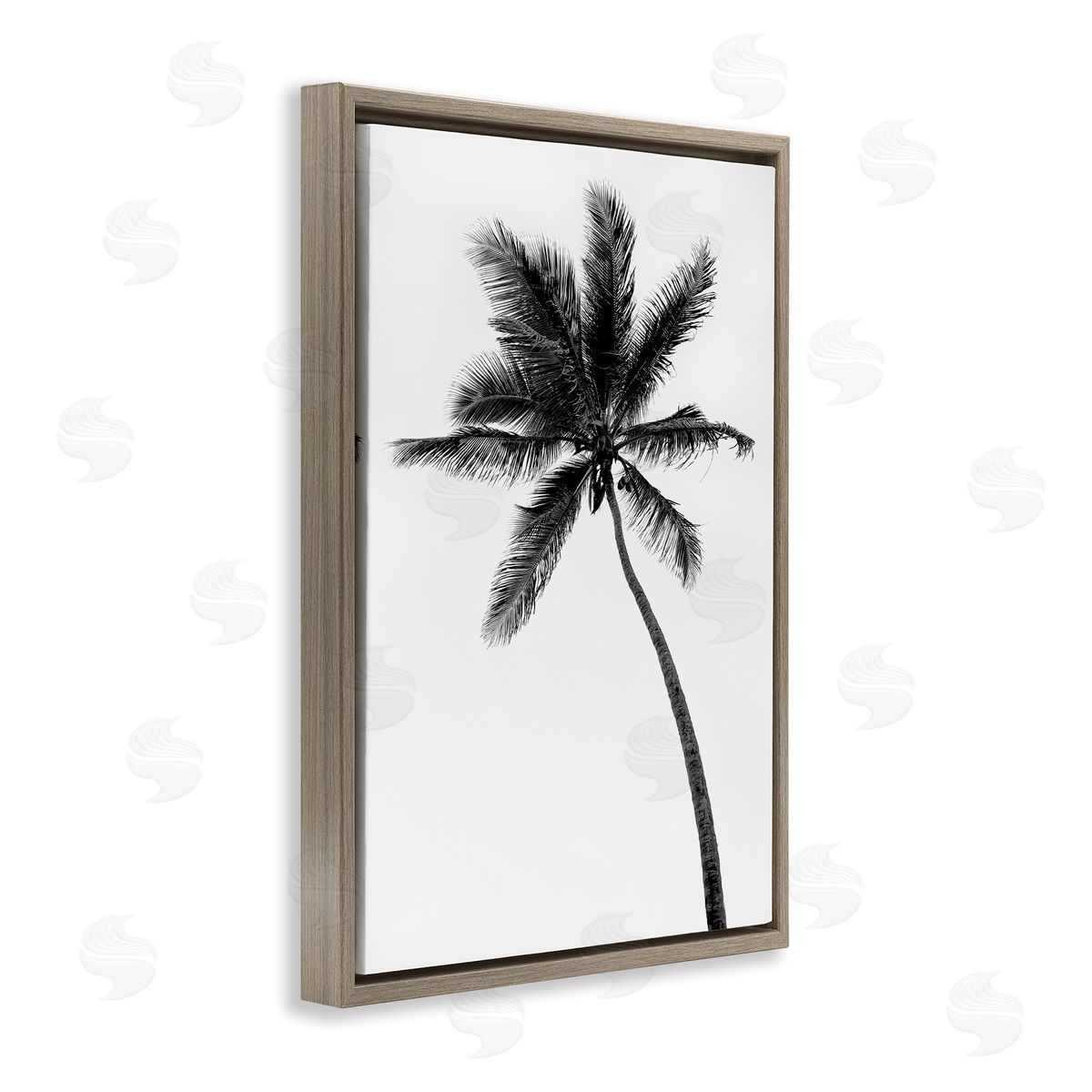 Natalie Carpentieri Minimal Island Palm Canvas Wall Art Print
