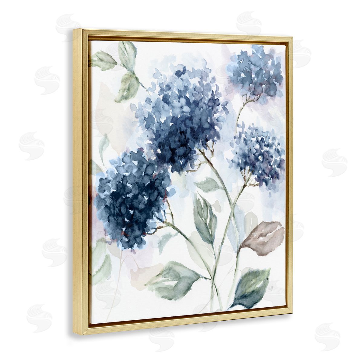 Nan Soft Hydrangea Breeze Canvas Wall Art Print