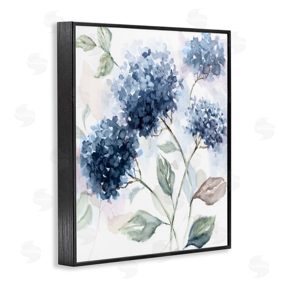 Nan Soft Hydrangea Breeze Canvas Wall Art Print