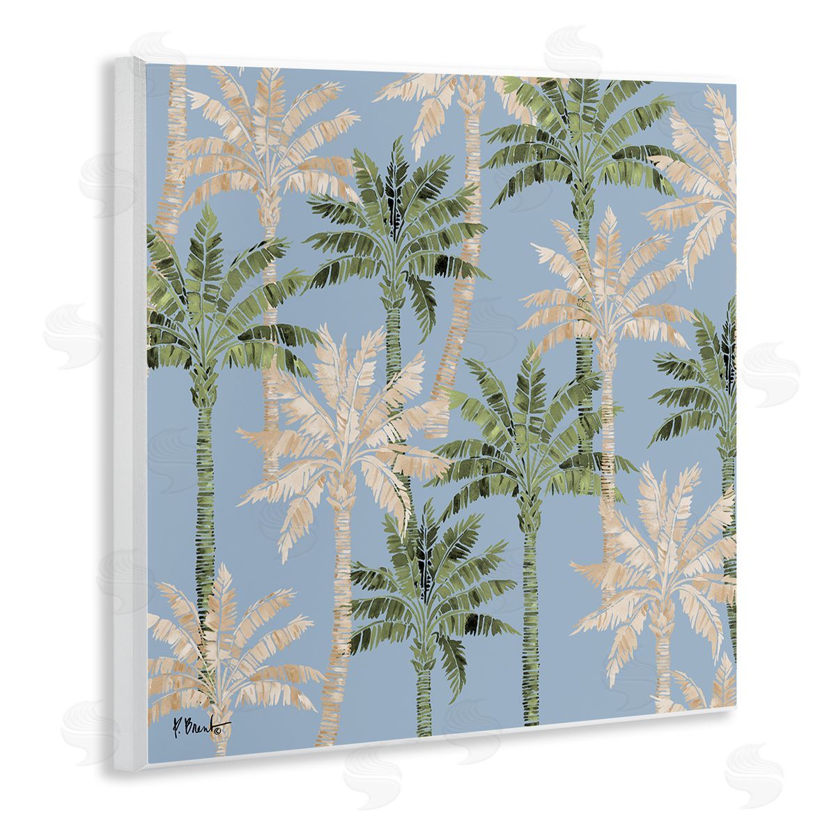Paul Brent Hollywood Palms Toss Canvas Wall Art Print