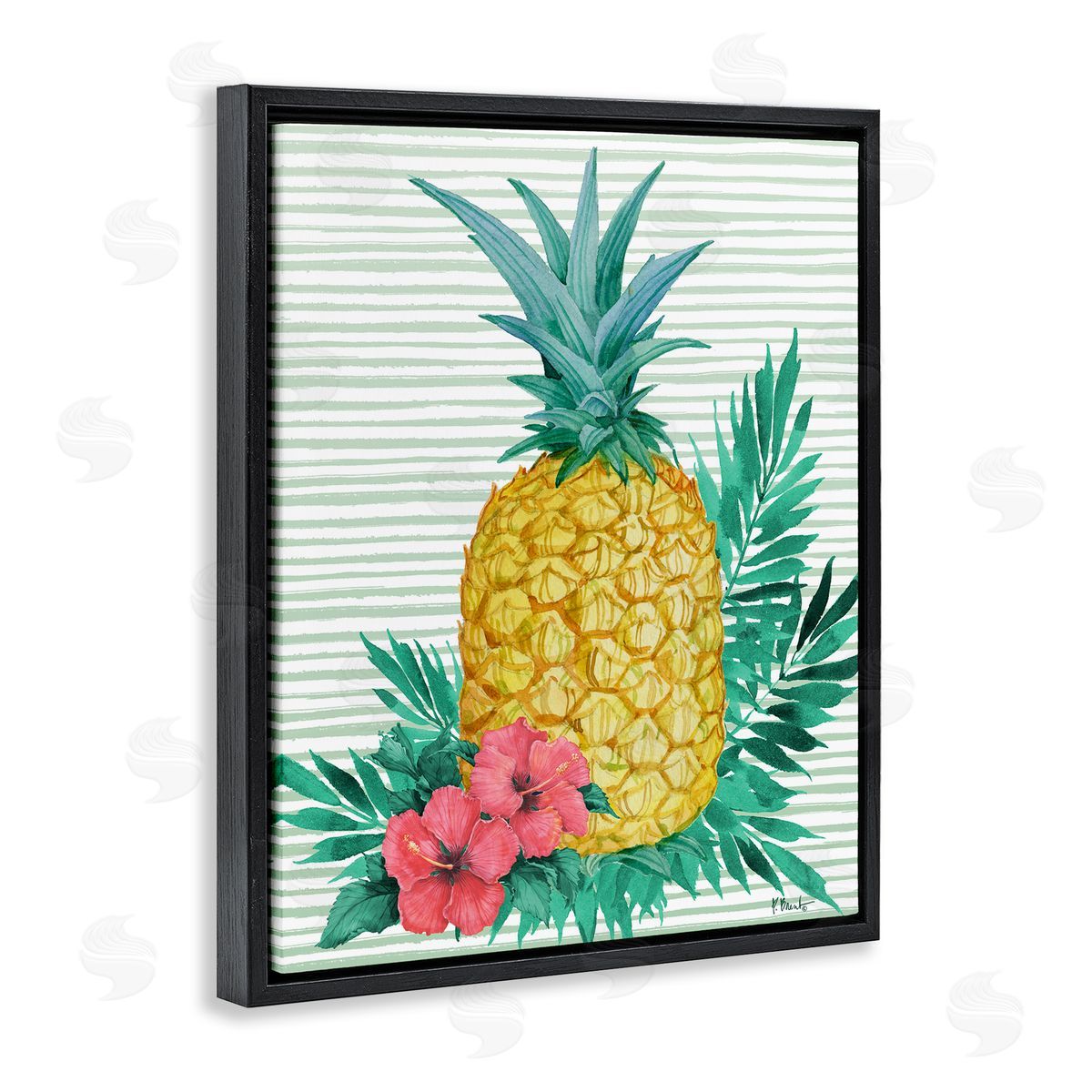 Paul Brent Bora Bora Pineapple Canvas Wall Art Print