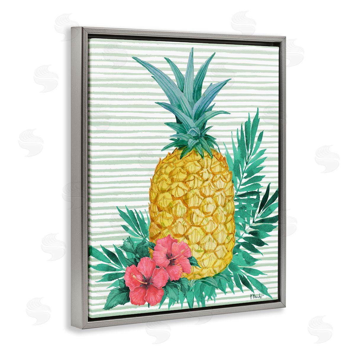 Paul Brent Bora Bora Pineapple Canvas Wall Art Print