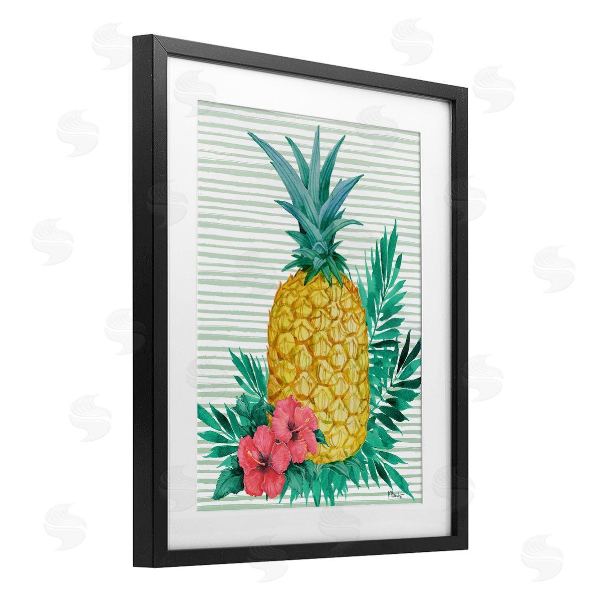 Paul Brent Bora Bora Pineapple Canvas Wall Art Print