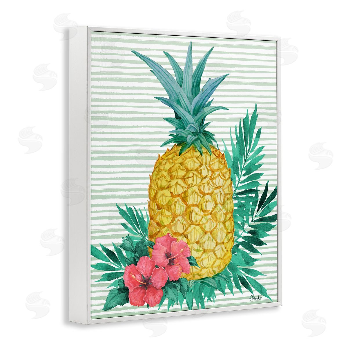 Paul Brent Bora Bora Pineapple Canvas Wall Art Print