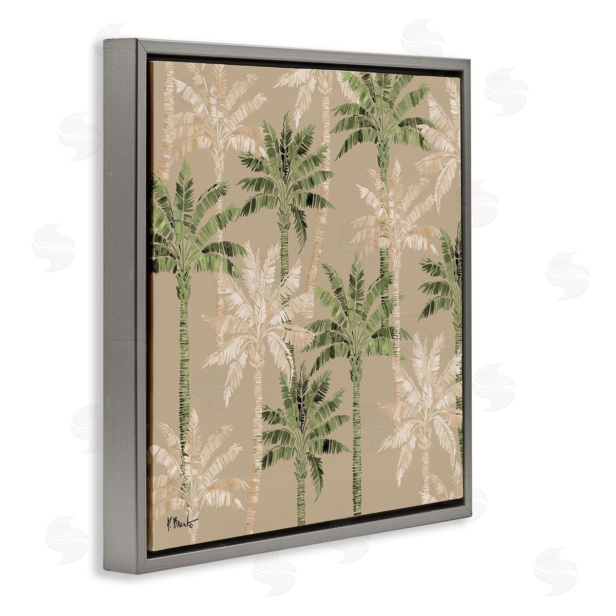 Paul Brent Hollywood Palms Pattern Canvas Wall Art Print