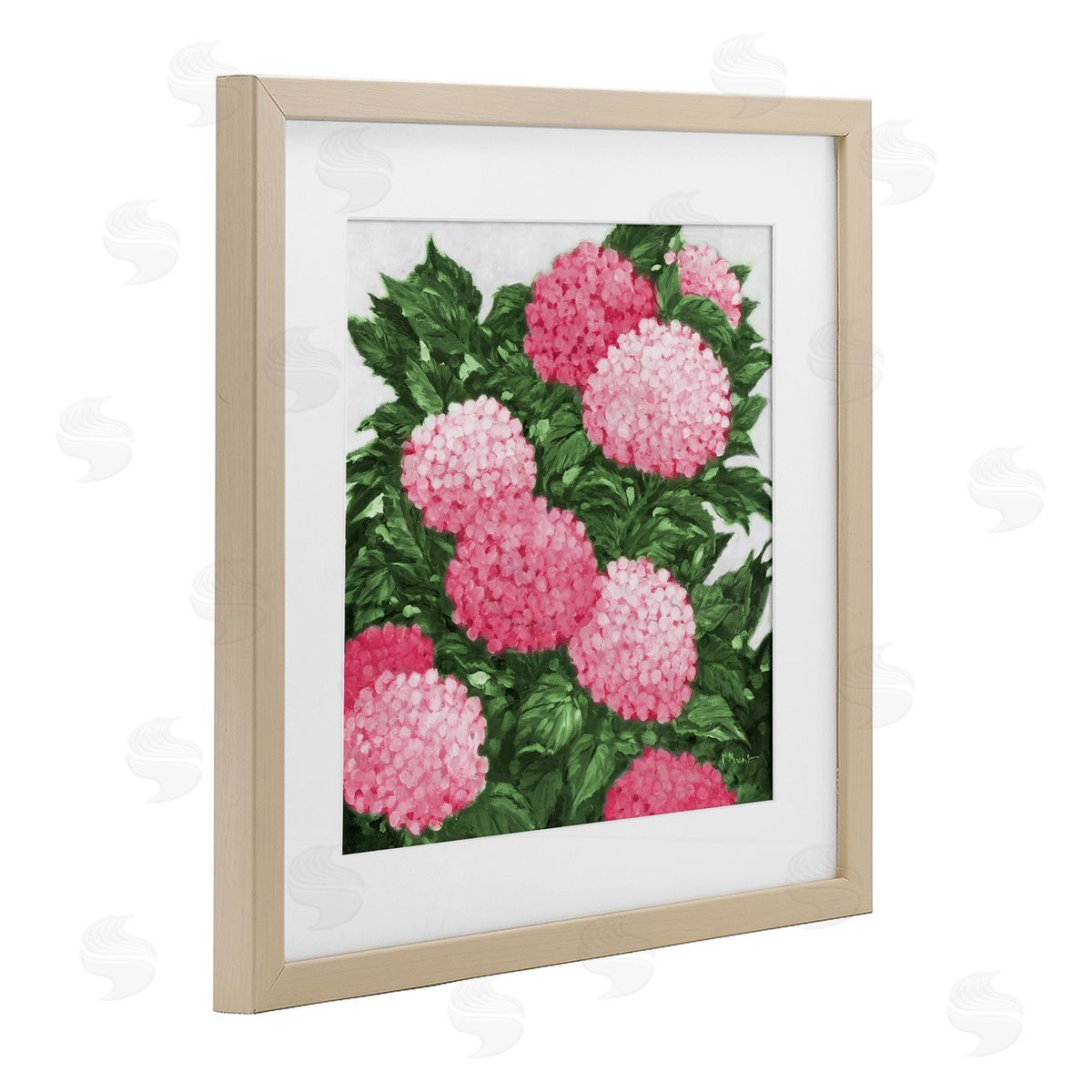 Paul Brent Impressions Of Hydrangeas Canvas Wall Art Print