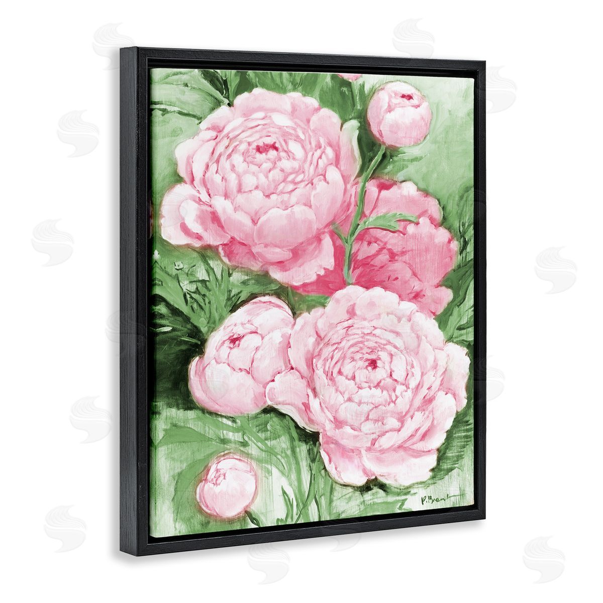 Paul Brent Pink Peony Impressions Canvas Wall Art Print