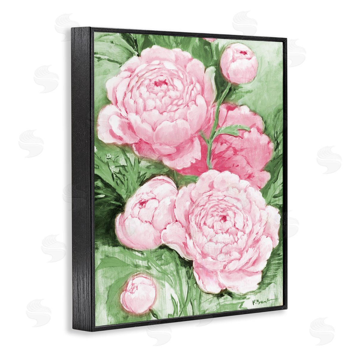 Paul Brent Pink Peony Impressions Canvas Wall Art Print