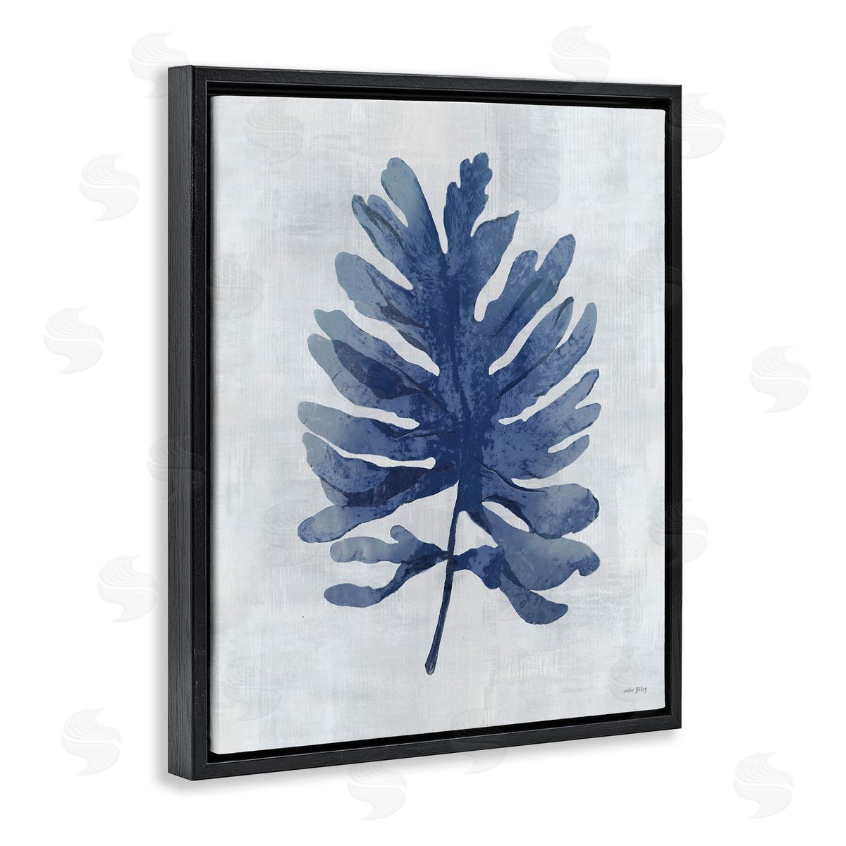 Amber Sterling Sea Algae Sprig Canvas Wall Art Print