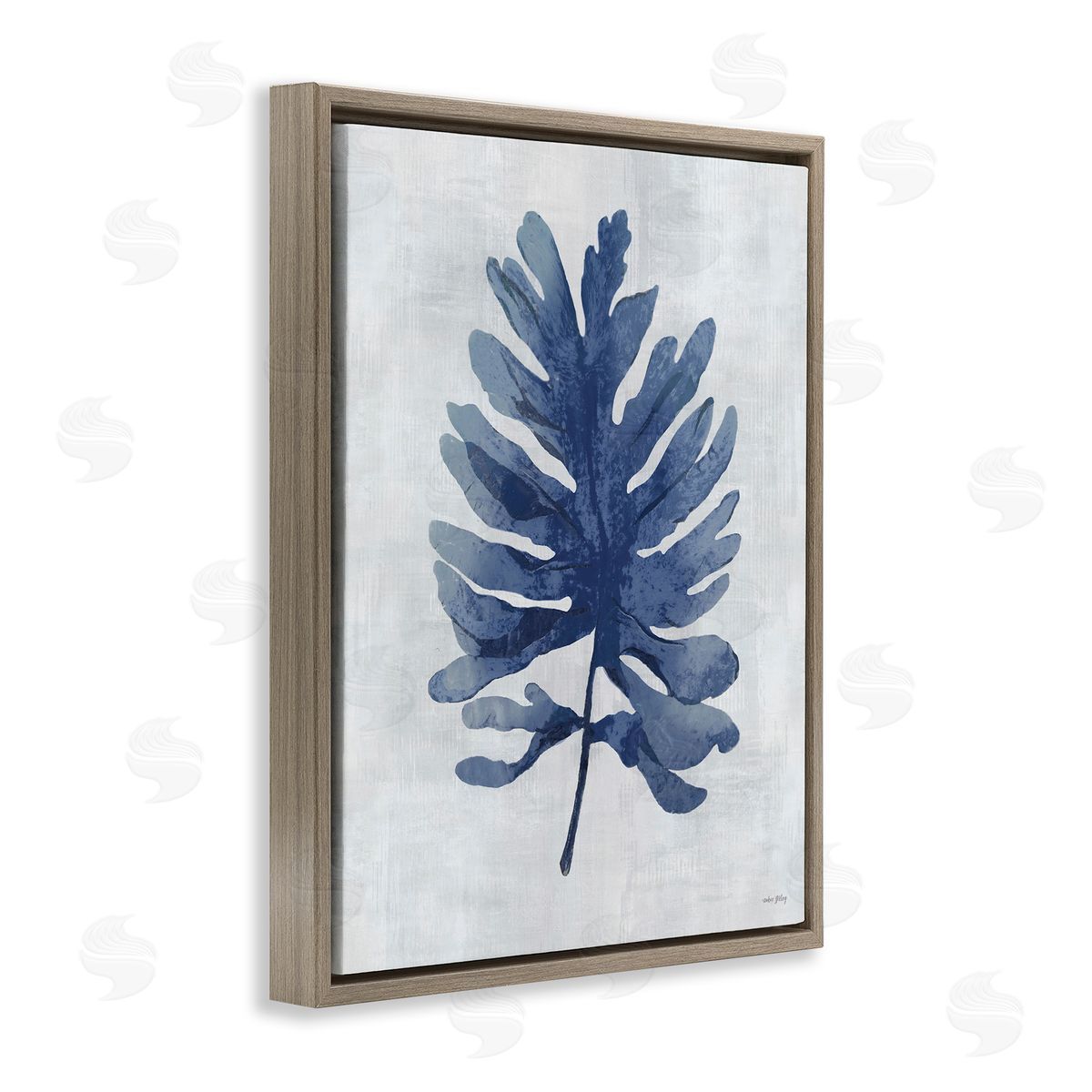 Amber Sterling Sea Algae Sprig Canvas Wall Art Print