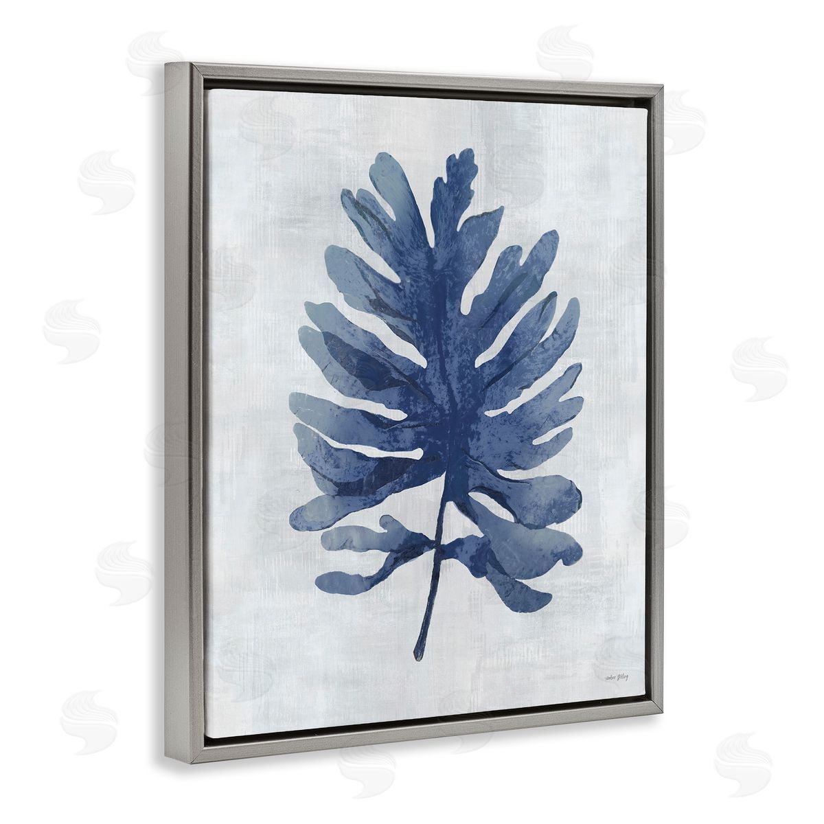 Amber Sterling Sea Algae Sprig Canvas Wall Art Print