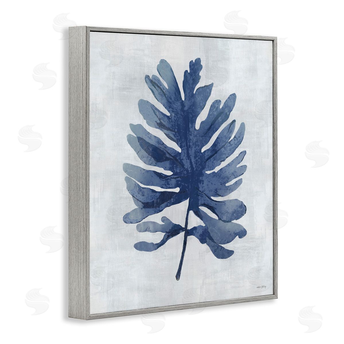 Amber Sterling Sea Algae Sprig Canvas Wall Art Print