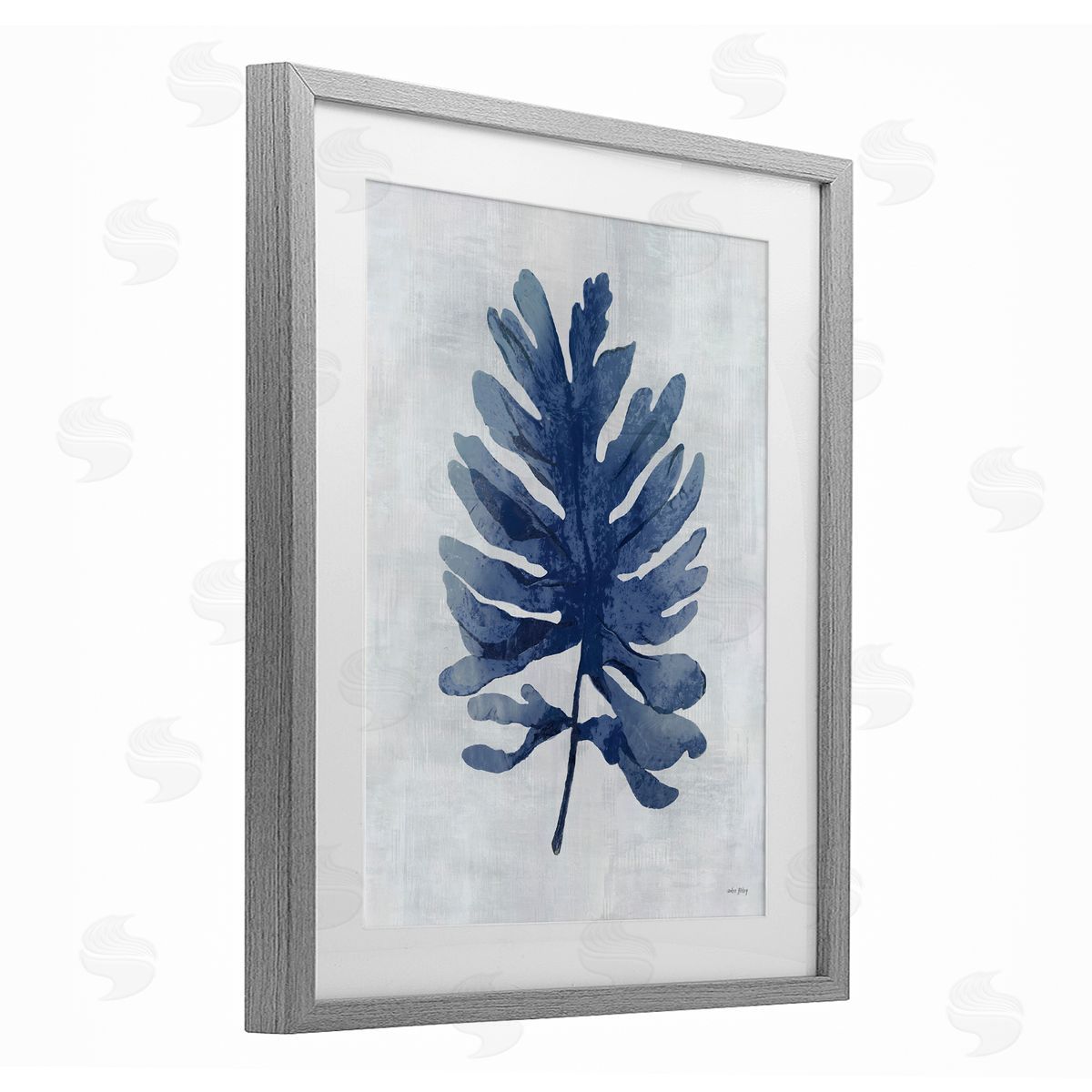 Amber Sterling Sea Algae Sprig Canvas Wall Art Print
