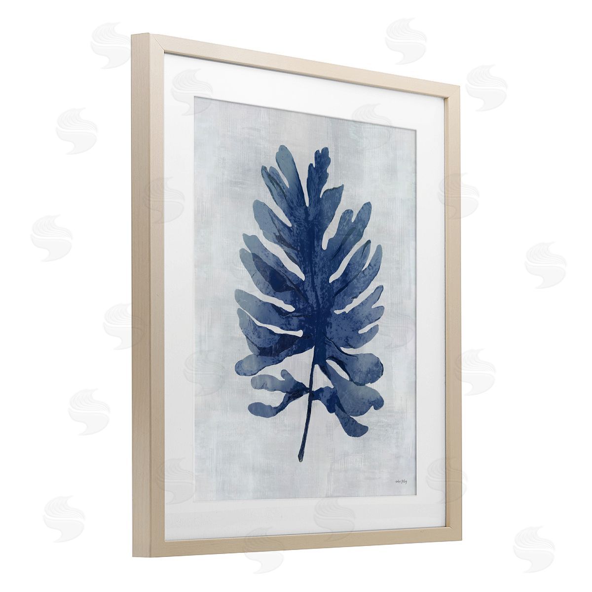 Amber Sterling Sea Algae Sprig Canvas Wall Art Print
