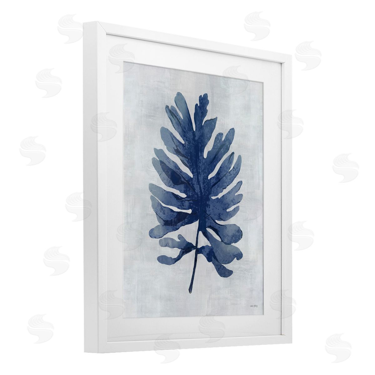 Amber Sterling Sea Algae Sprig Canvas Wall Art Print