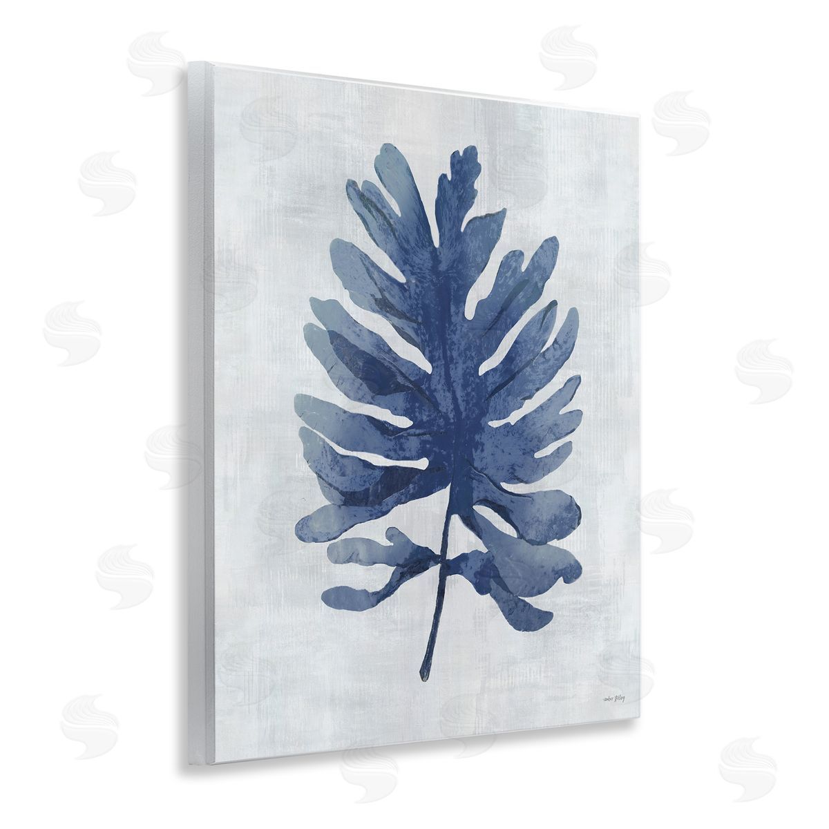 Amber Sterling Sea Algae Sprig Canvas Wall Art Print