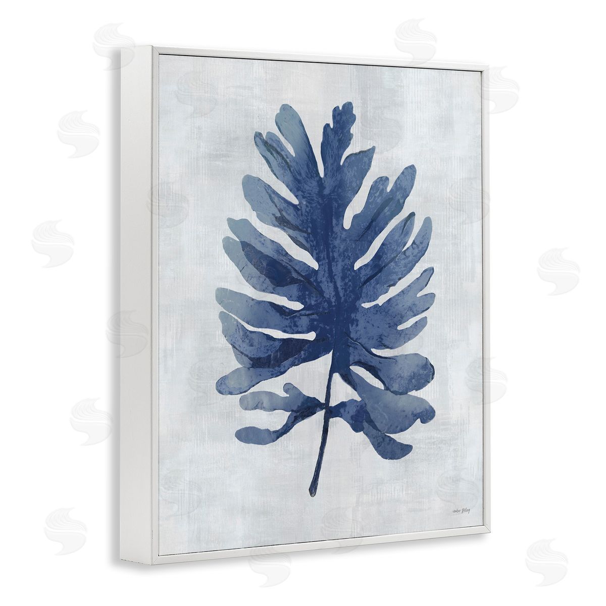 Amber Sterling Sea Algae Sprig Canvas Wall Art Print