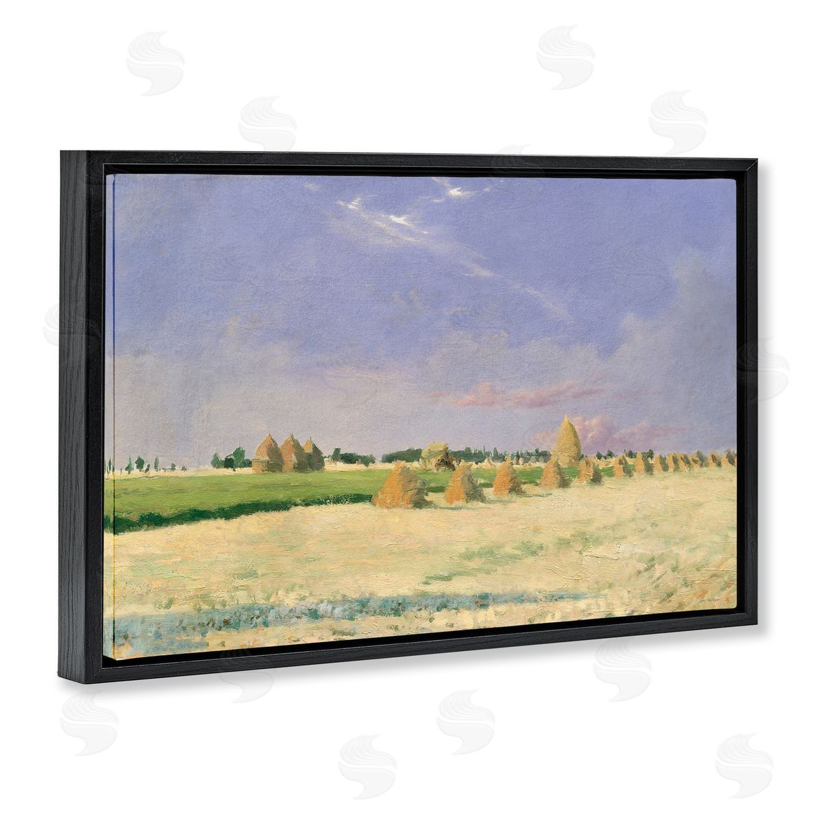 Seven Trees Design Soft Light On Open Fields Canvas Wall Art Print