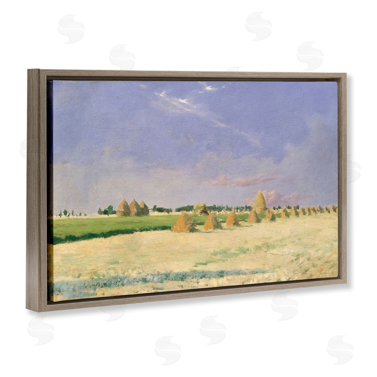 Seven Trees Design Soft Light On Open Fields Canvas Wall Art Print