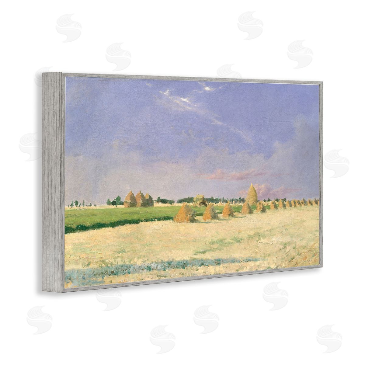 Seven Trees Design Soft Light On Open Fields Canvas Wall Art Print