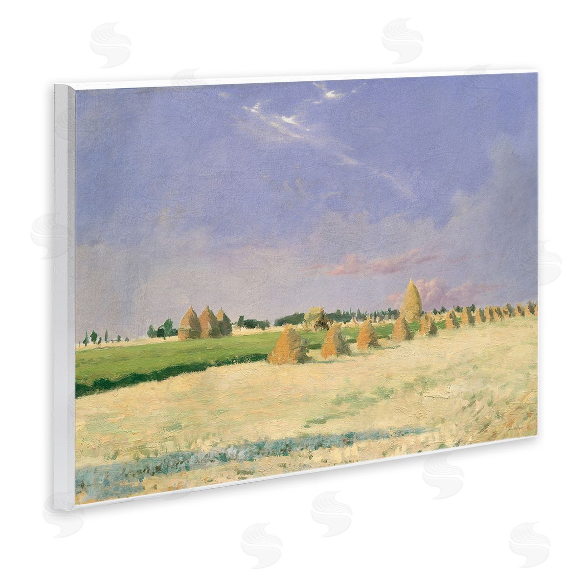 Seven Trees Design Soft Light On Open Fields Canvas Wall Art Print