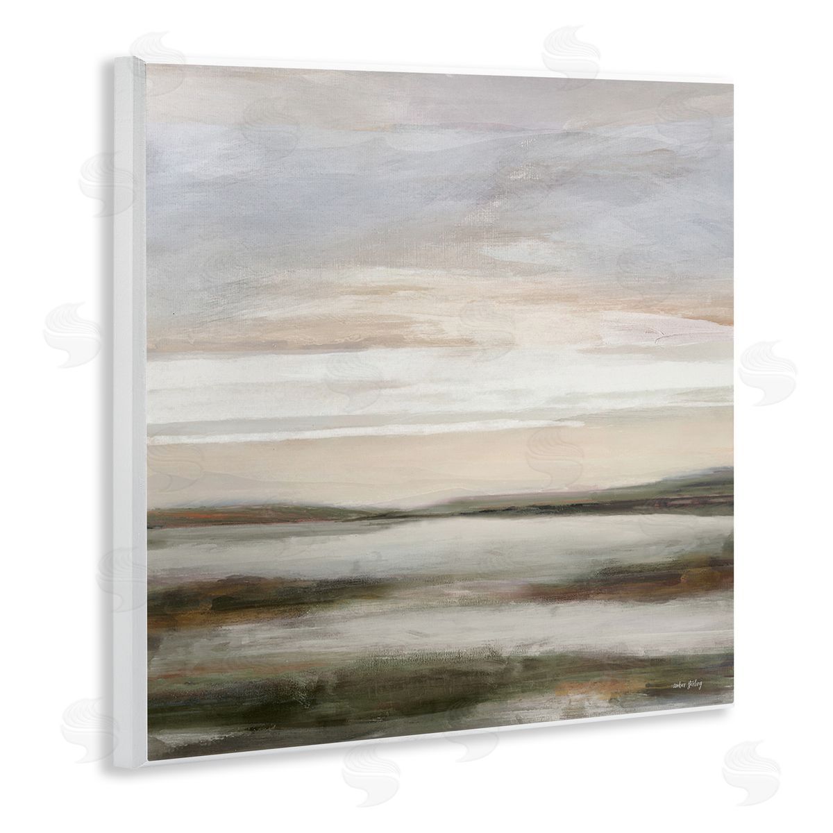 Amber Sterling Vast Softly Lit Horizon Canvas Wall Art Print