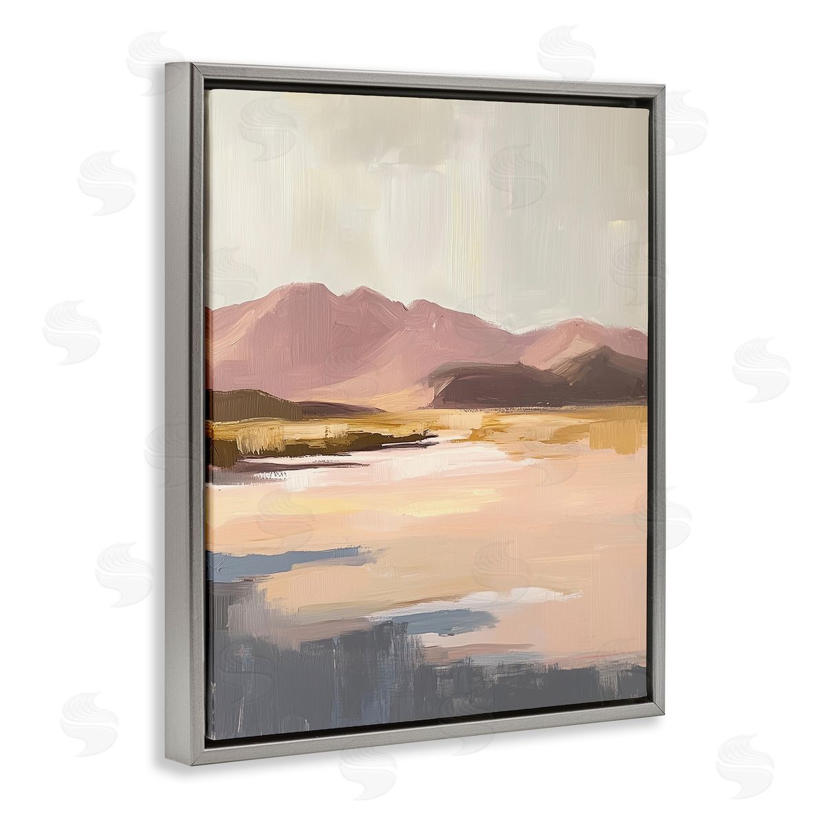 Heidi Kuntz Desert Mountain Sunrise Painting Canvas Wall Art Print