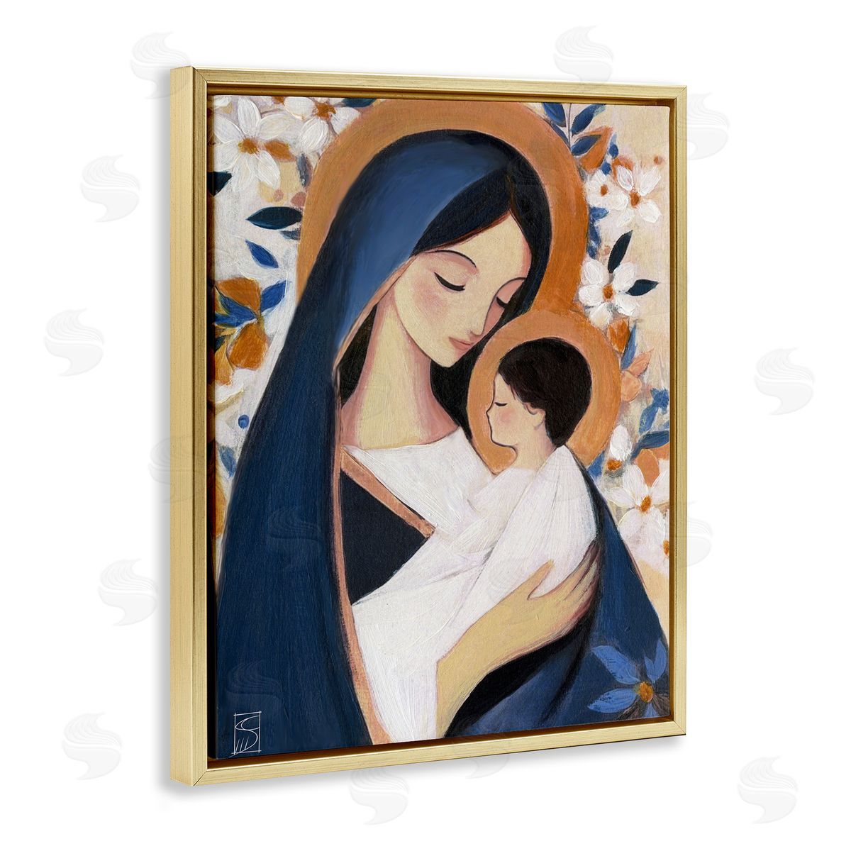 Sara Culpepper Loving Mother And Child Canvas Wall Art Print