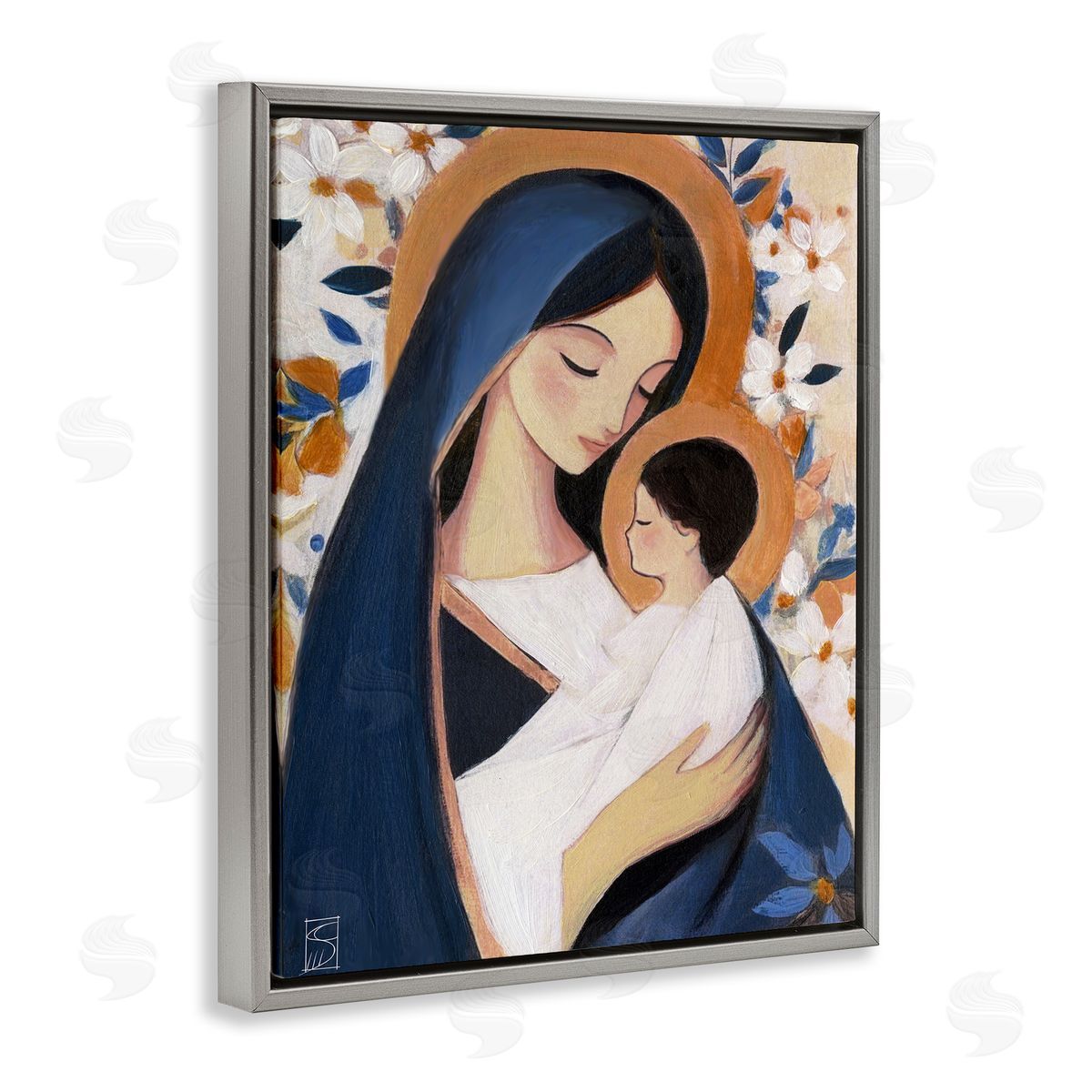 Sara Culpepper Loving Mother And Child Canvas Wall Art Print