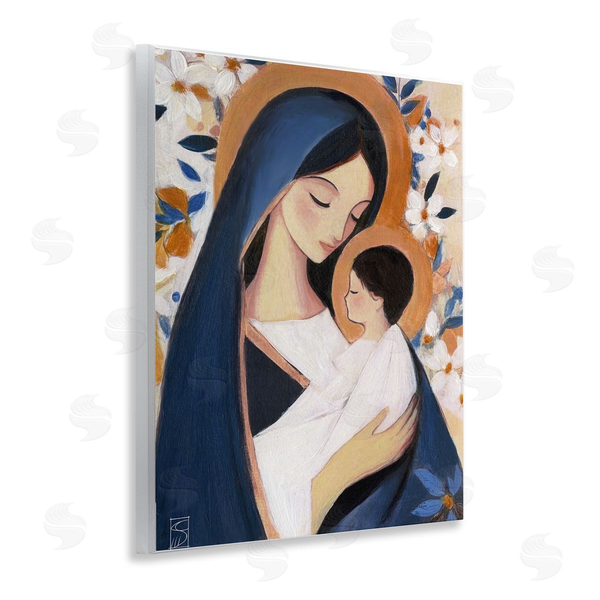 Sara Culpepper Loving Mother And Child Canvas Wall Art Print