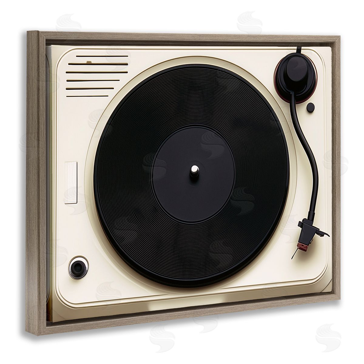 Annabelle Hall Classic Tunes Turntable Canvas Wall Art Print