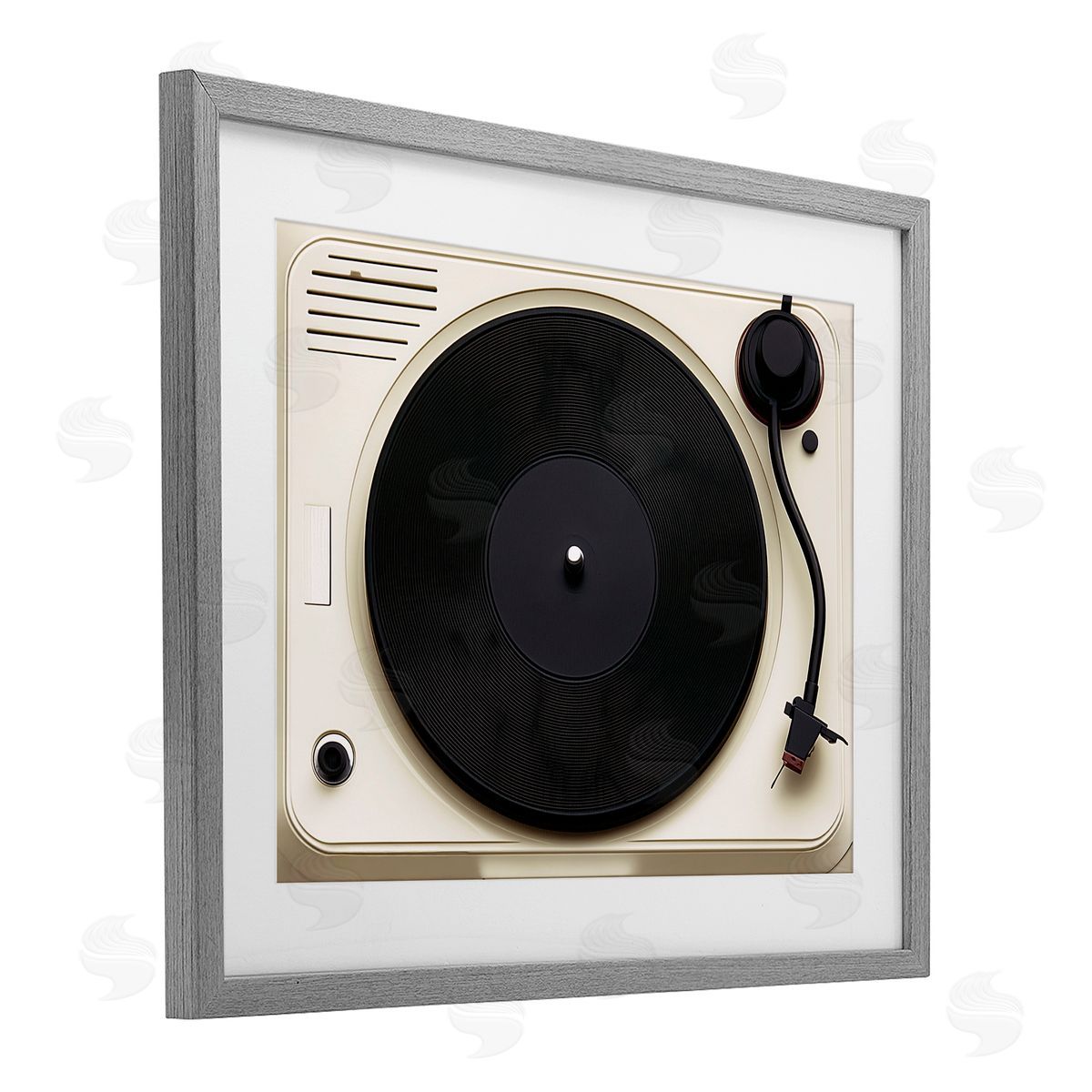 Annabelle Hall Classic Tunes Turntable Canvas Wall Art Print