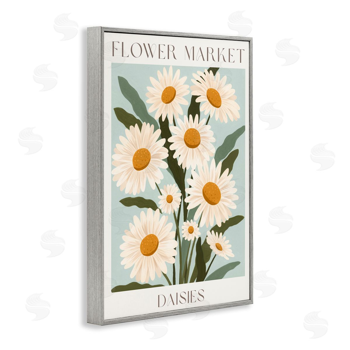 Courtney Haley Flower Market Daisies Canvas Wall Art Print