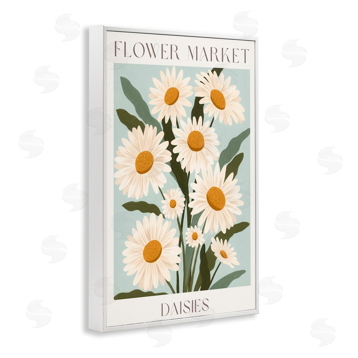 Courtney Haley Flower Market Daisies Canvas Wall Art Print