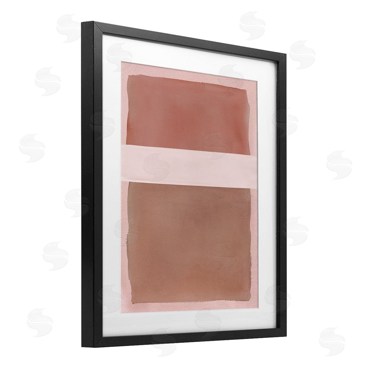 Nina Jacobs Fun with Pink & Tan Canvas Wall Art Print