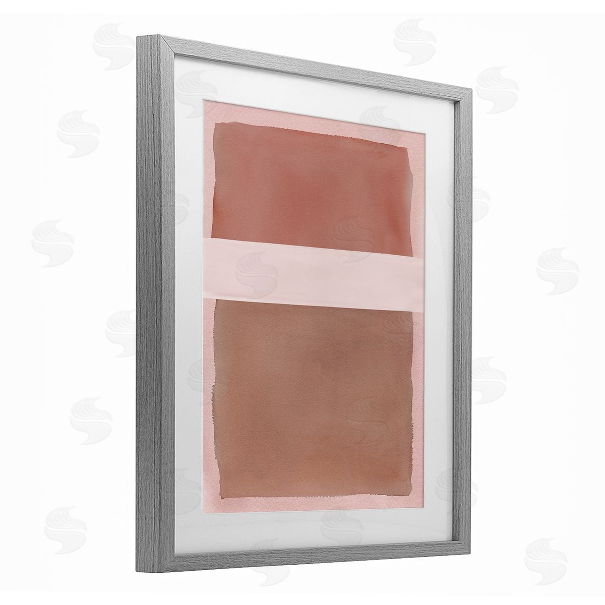 Nina Jacobs Fun with Pink & Tan Canvas Wall Art Print