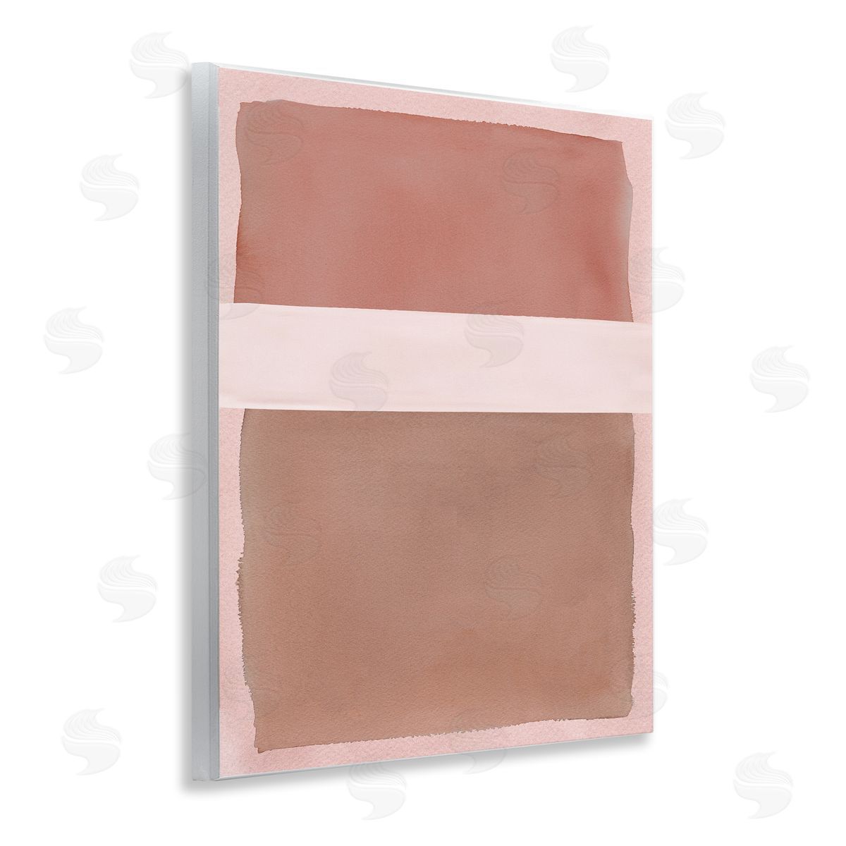 Nina Jacobs Fun with Pink & Tan Canvas Wall Art Print