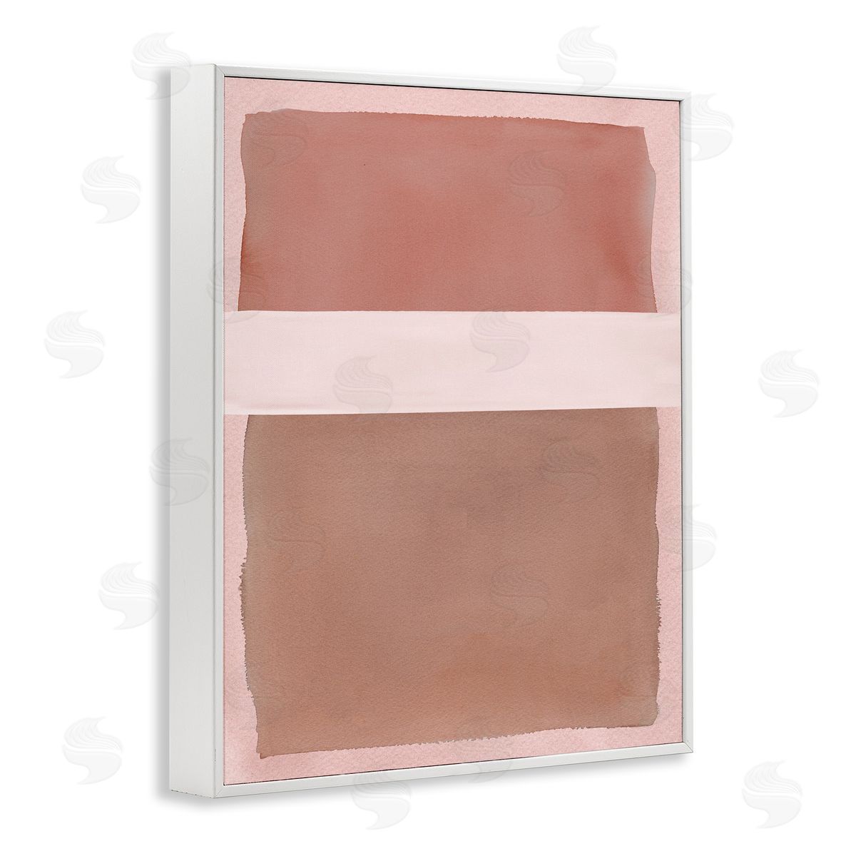 Nina Jacobs Fun with Pink & Tan Canvas Wall Art Print