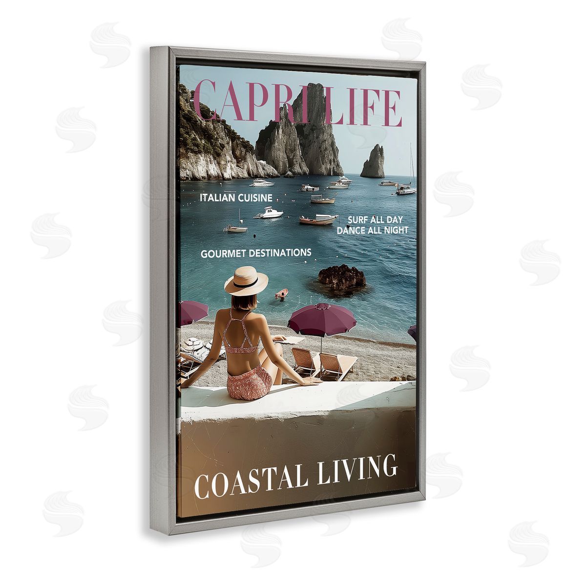 Annabelle Hall Capri Life Travel Canvas Wall Art Print
