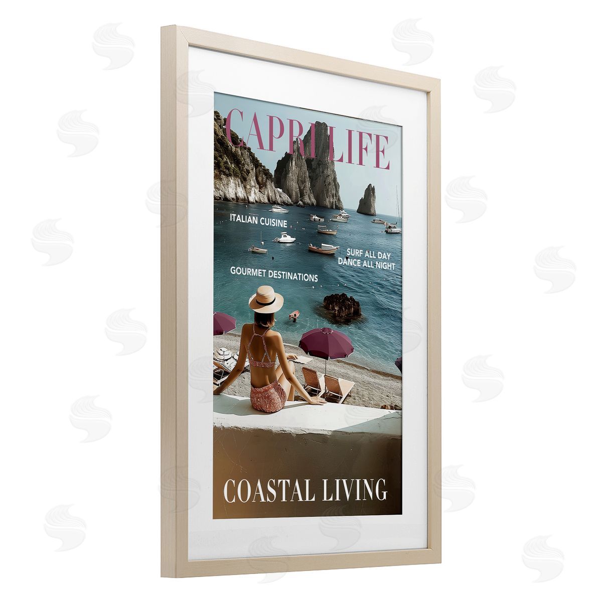Annabelle Hall Capri Life Travel Canvas Wall Art Print
